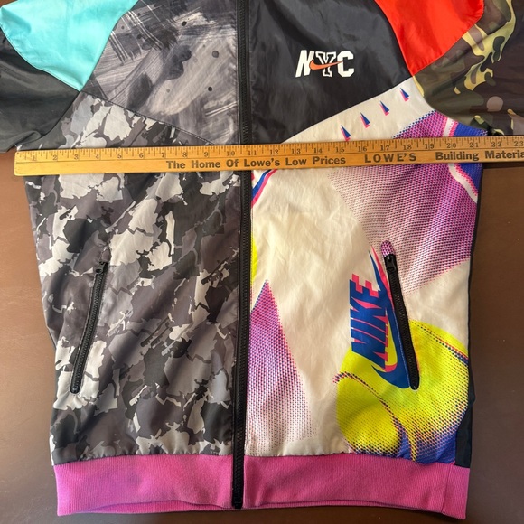 Nike Sportswear NYC What the Windbreaker Multicolor Jacket, RARE collectible Y2K - Picture 14 of 16